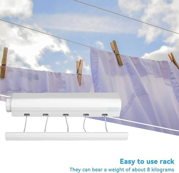 Expandable Wall-Hanging Airer – Space-Saving Retractable Drying Rack UAE