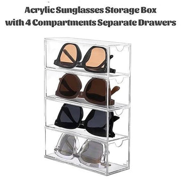 Four‑Section Desktop Organizer – Compact Multi‑Compartment Storage Tray UAE
