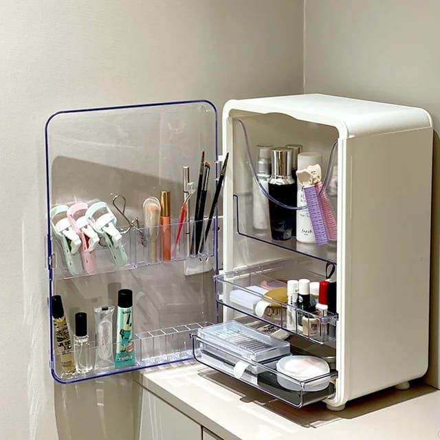 Multi‑Layer Cosmetic Storage Organizer – Elegant Vanity & Bathroom Organizer UAE