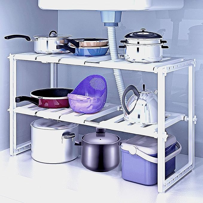 Wall‑Mounted Kitchen Rack – Space‑Saving Multi‑Purpose Organizer for Plates, Spices & Utensils